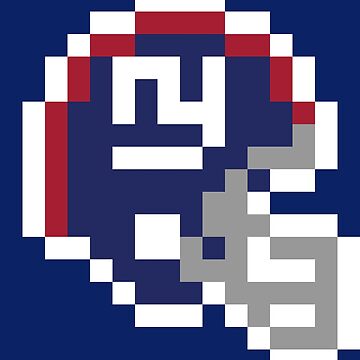 New York Giants Pixel Art  Pixel art, Pixel art design, New york giants