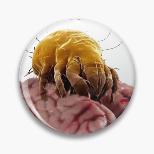 Item preview, Dust mites eat your brain, Disturbing Halloween design designed and sold by HazardPaay.