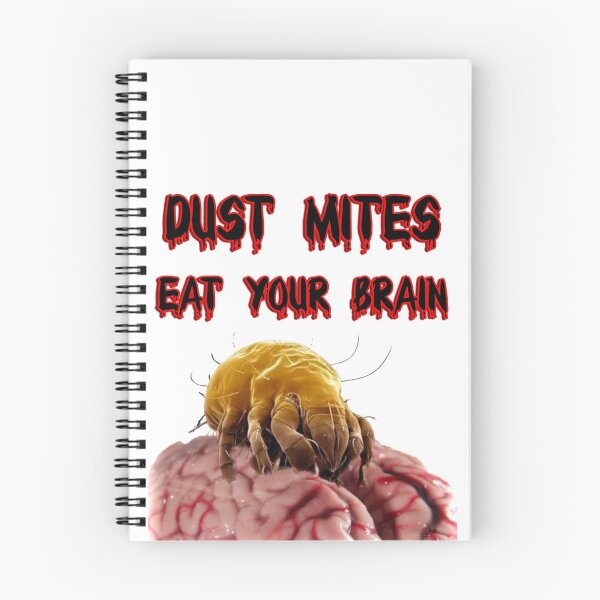Item preview, Dust mites eat your brain, Disturbing Halloween design designed and sold by HazardPaay.