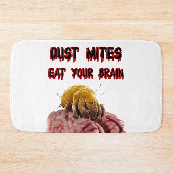 Item preview, Dust mites eat your brain, Disturbing Halloween design designed and sold by HazardPaay.