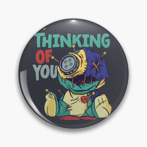 Item preview, Thinking of You // Funny Voodoo Doll Cartoon designed and sold by SLAG-Creative.