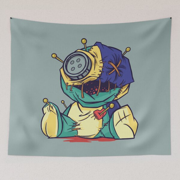 Item preview, Creepy Voodoo Doll Cartoon designed and sold by SLAG-Creative.
