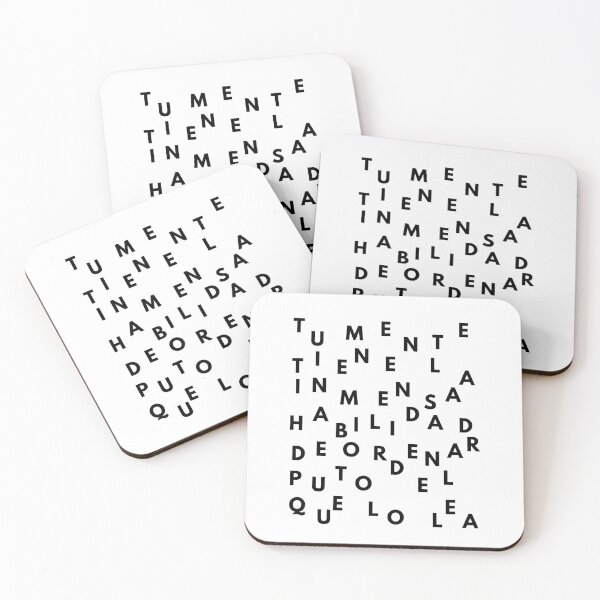 Item preview, Tu mente tiene la inmensa habilidad de ordenar Puto el que lo lea designed and sold by Republica del Perico.