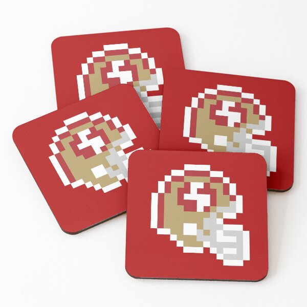 Item preview, San Francisco 49ers (8-bit Football Helmet Only) designed and sold by The Armorsmith.