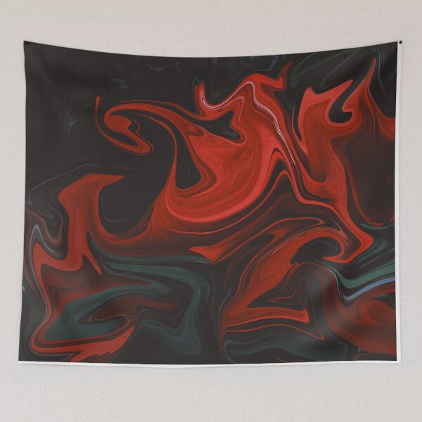 Item preview, Red Palette Abstract Painting Color Study Series D-12 designed and sold by ZekeArtPrints.
