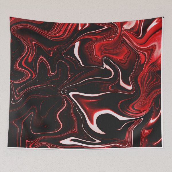 Item preview, Red Palette Abstract Painting Color Study Series D-16 designed and sold by ZekeArtPrints.