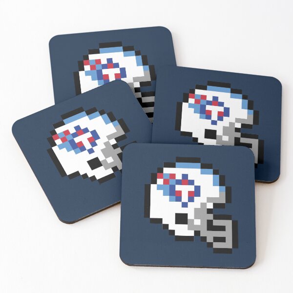 Item preview, Tennessee Titans (solo casco de fútbol americano de 8 bits) designed and sold by The Armorsmith.