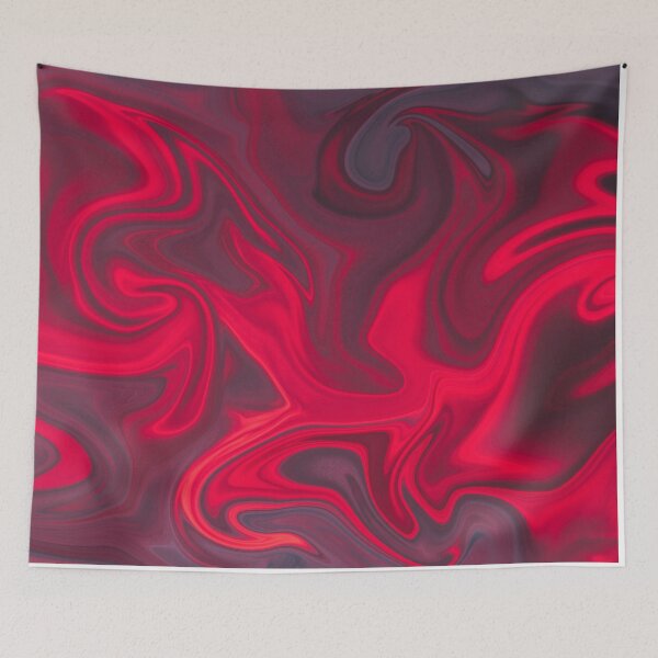 Item preview, Red Palette Abstract Painting Color Study Series D-18 designed and sold by ZekeArtPrints.