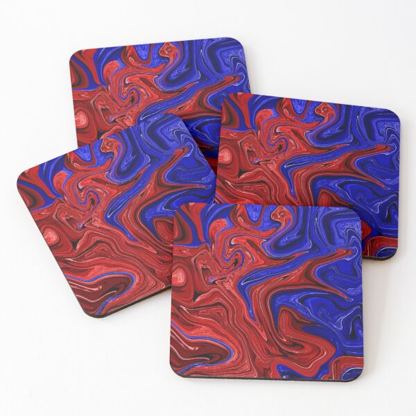 Item preview, Red Palette Abstract Painting Color Study Series D-19 designed and sold by ZekeArtPrints.
