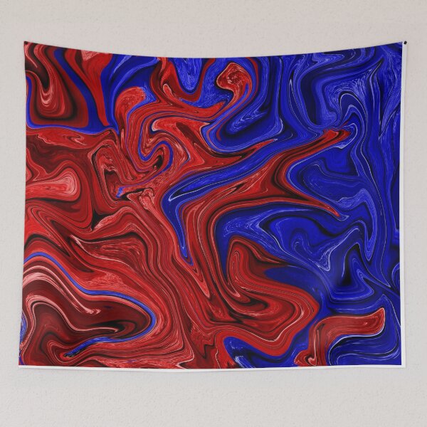 Item preview, Red Palette Abstract Painting Color Study Series D-19 designed and sold by ZekeArtPrints.