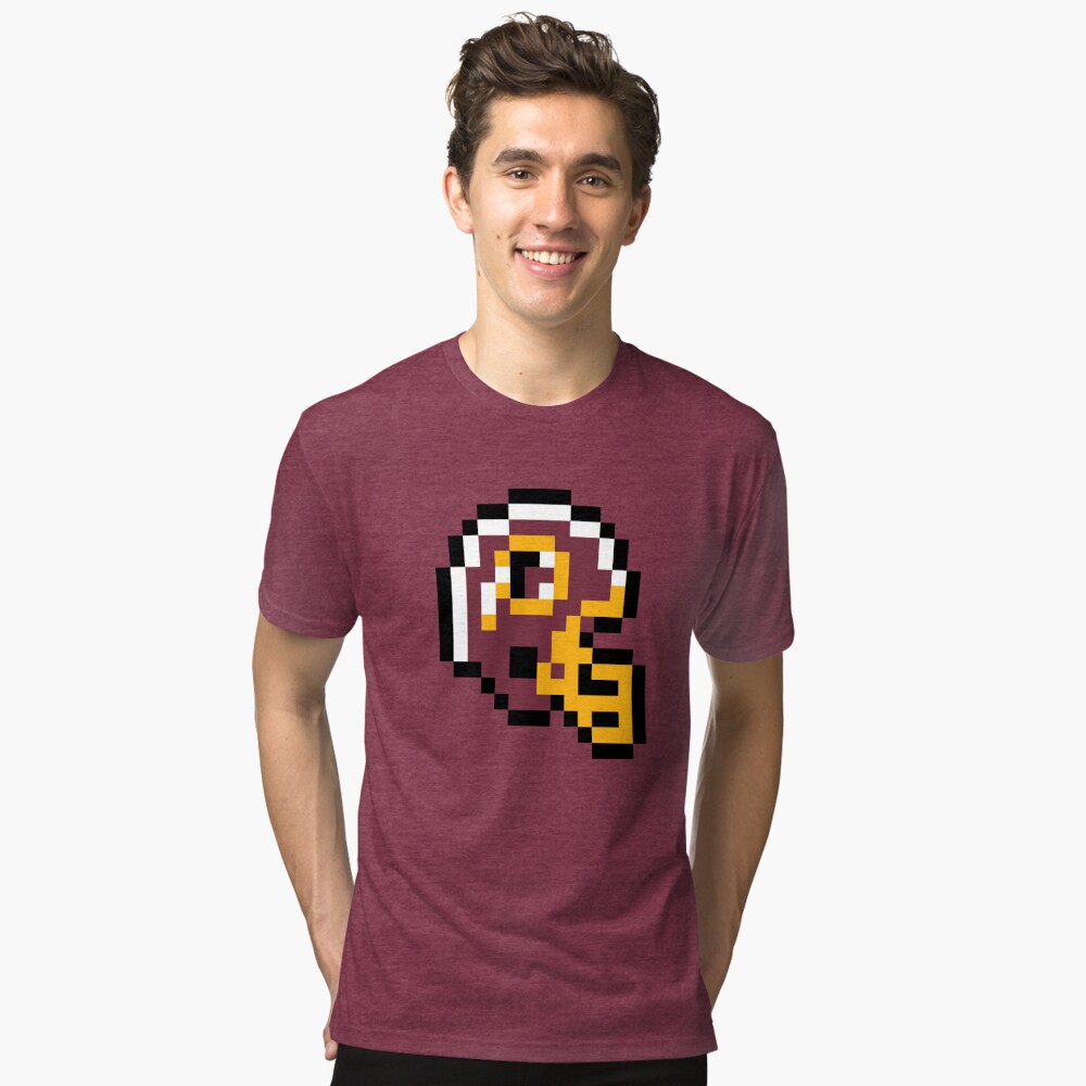 Retro (8-bit) Helmet T-Shirt for Washington Football Fans – Smack