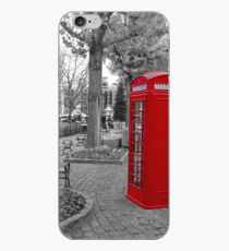 Red Telephone Box iPhone Case