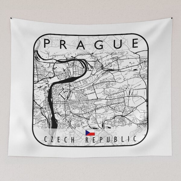Item preview, PRAGUE MAP CZECH REPUBLIC designed and sold by hatimelhag.