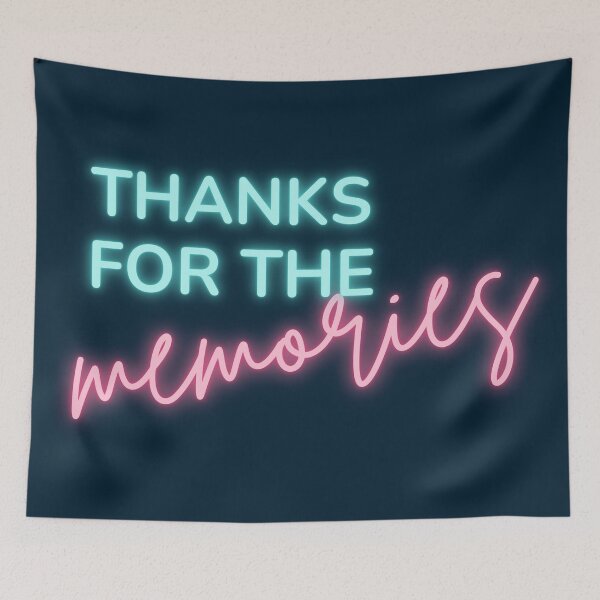 Item preview, Thanks for the Memories Neon Sign designed and sold by PaulinaS.