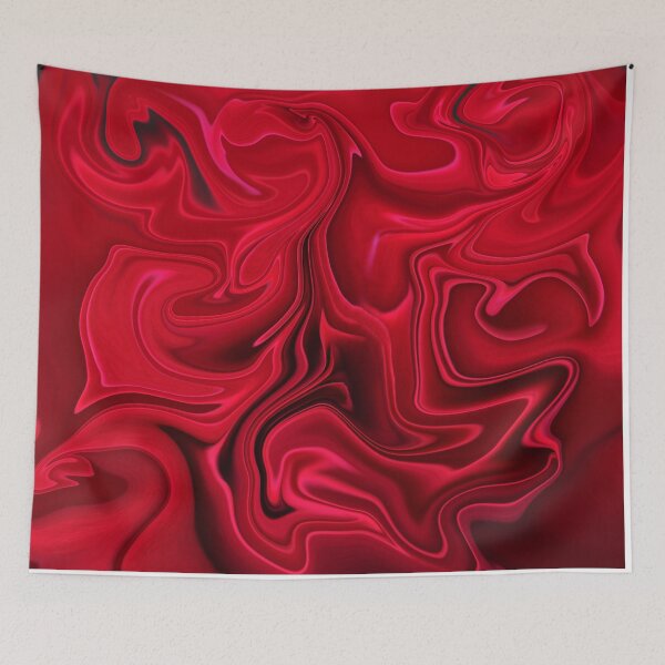 Item preview, Red Palette Abstract Painting Color Study Series D-23 designed and sold by ZekeArtPrints.