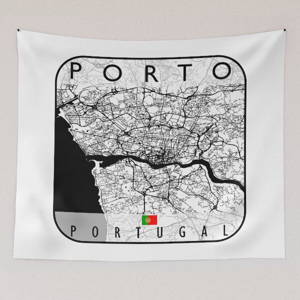 Item preview, PORTO MAP PORTUGAL designed and sold by hatimelhag.
