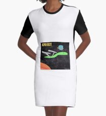 Star Snek - A Tiny Snek Comic Graphic T-Shirt Dress