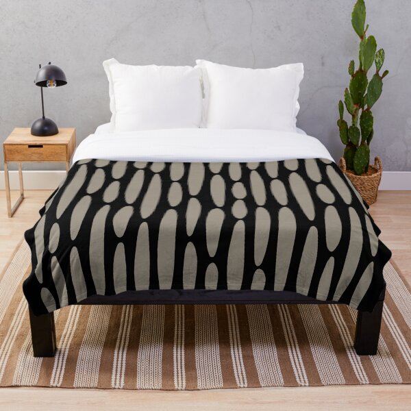 Item preview, Pods Black and Beige Repetitive Shapes designed and sold by DeStract.