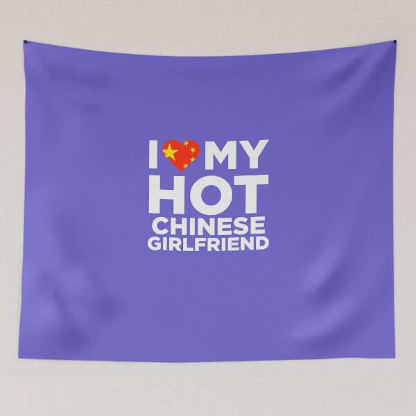 Item preview, I Love My Hot Chinese Girlfriend designed and sold by AlwaysAwesome.