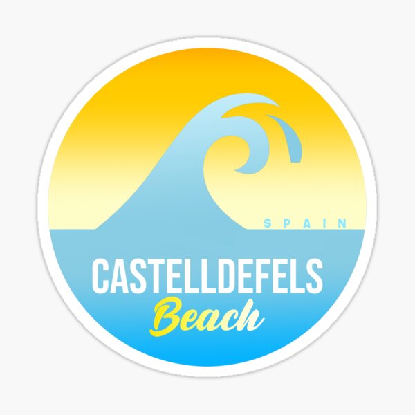Item preview, Castelldefels Beach Spain designed and sold by Friday NightCo.