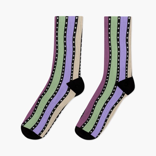 Item preview, Vertical Striped Socks - Ptera designed and sold by cycosper.