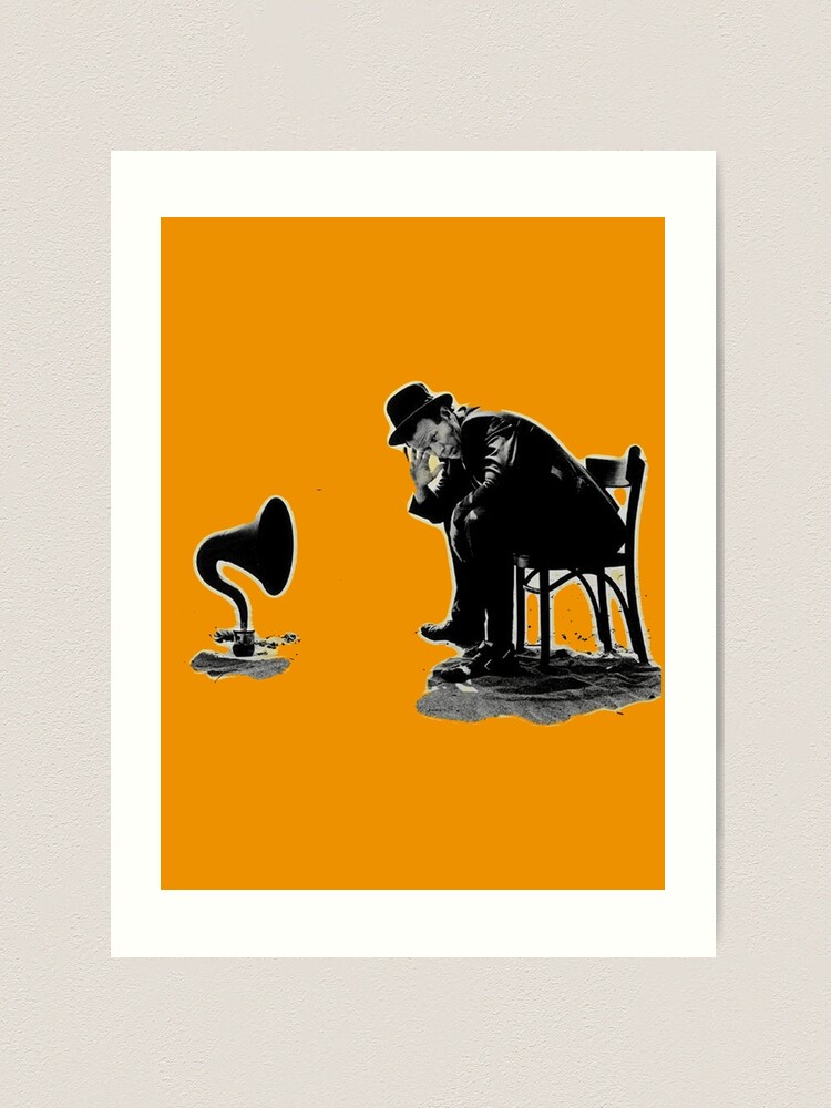 Tom Waits. Painting print. Printed on Giclée. Secured store to a 12