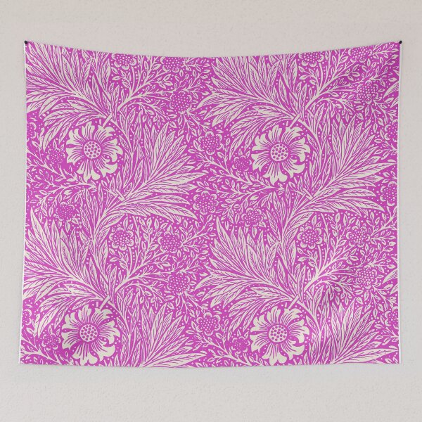 Item preview, Tulip Print Magenta on White - Floral Pattern designed and sold by Kashear.