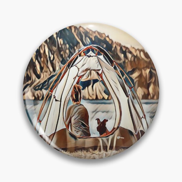 Item preview, Happiness Is Camping With My Dog designed and sold by sea-waves.