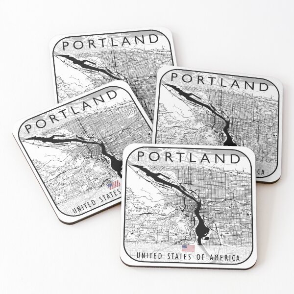 Item preview, PORTLAND MAP USA designed and sold by hatimelhag.