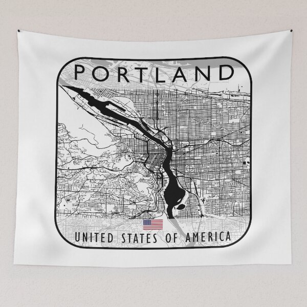Item preview, PORTLAND MAP USA designed and sold by hatimelhag.