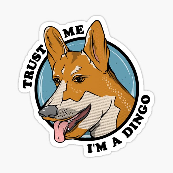 "Dingo " Sticker for Sale by eytubolino Redbubble