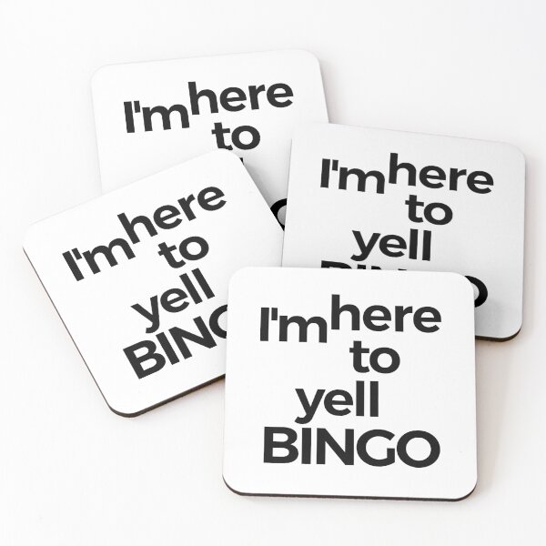 Item preview, Im Here To Yell Bingo designed and sold by araeesha0315.