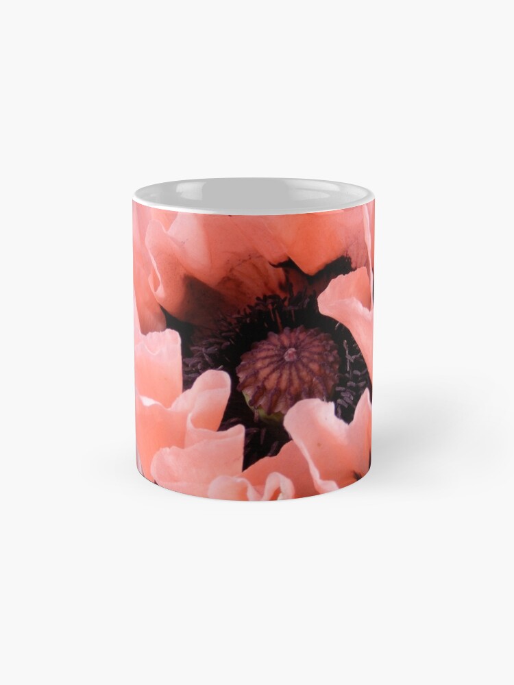 Alternate view of PINK POPPY FLOWER PETALS Mug