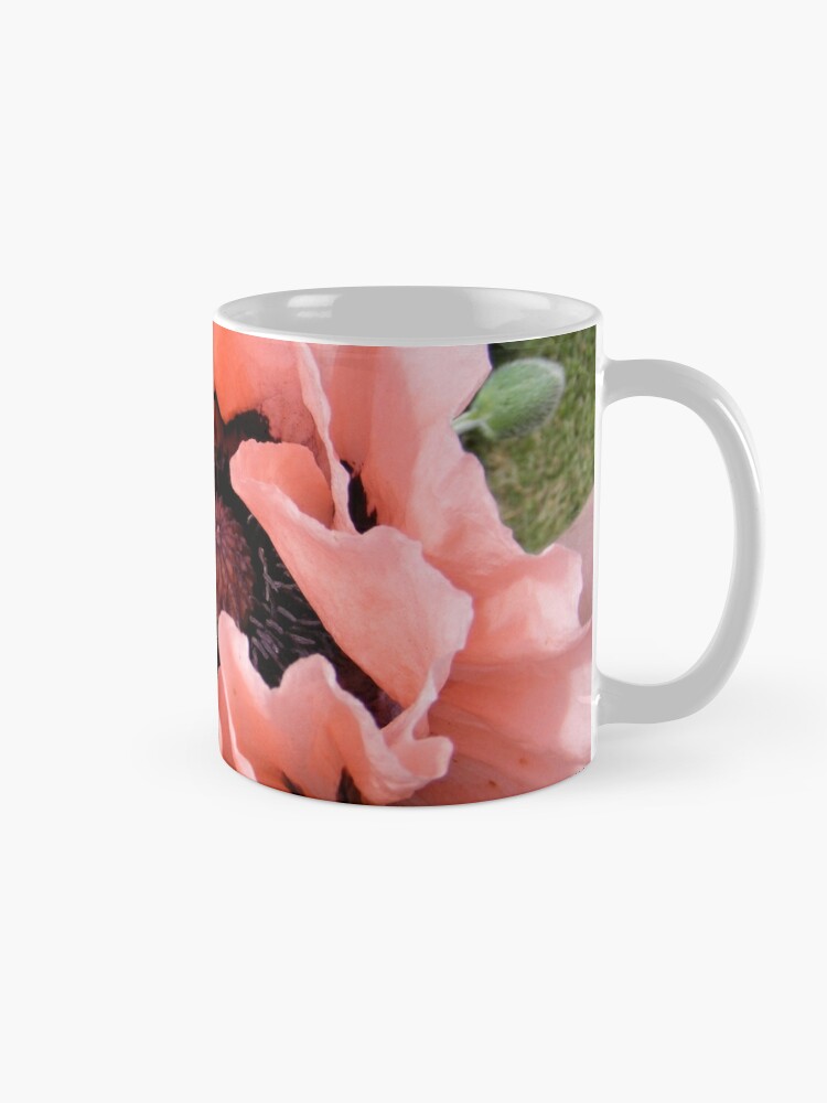 Alternate view of PINK POPPY FLOWER PETALS Mug