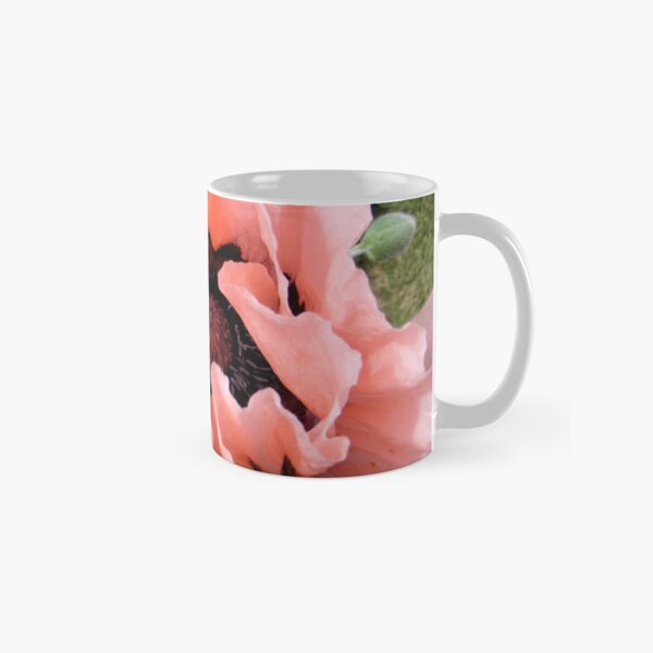 PINK POPPY FLOWER PETALS Classic Mug