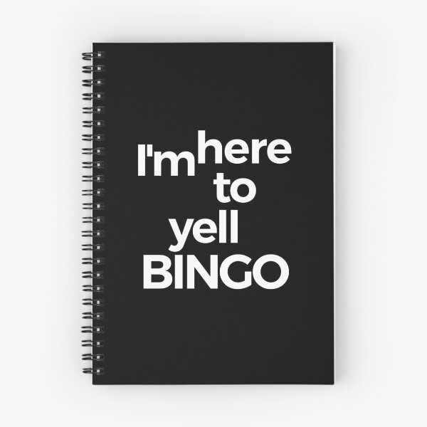 Item preview, Im Here To Yell Bingo designed and sold by araeesha0315.