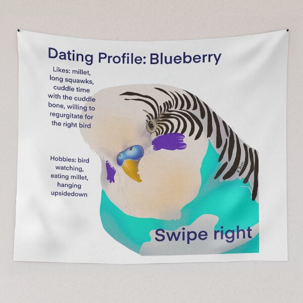 Item preview, Budgies Online dating designed and sold by Stewnamie.