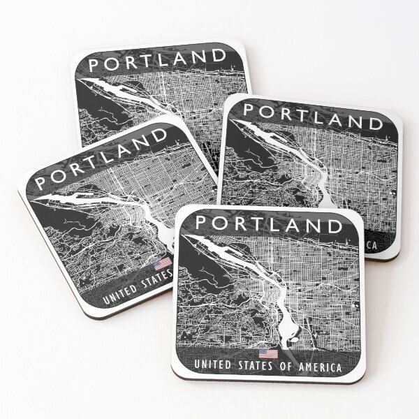 Item preview, PORTLAND MAP USA designed and sold by hatimelhag.