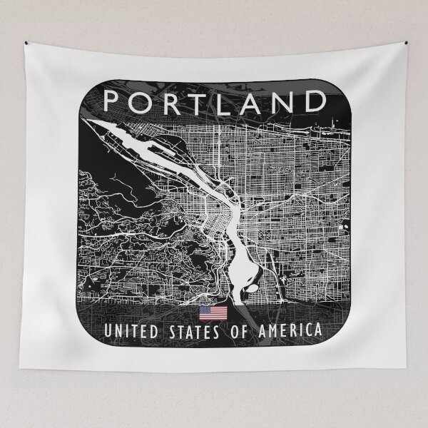 Item preview, PORTLAND MAP USA designed and sold by hatimelhag.