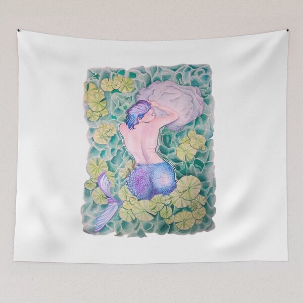 Item preview, Resting Mermaid  designed and sold by BrushdFantasies.