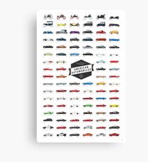 AMERICAN AUTOS Canvas Print