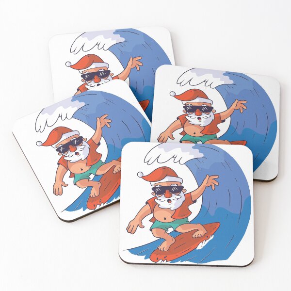 Item preview, Surfing santa  designed and sold by TRIBExSPACE.