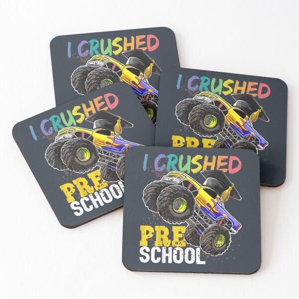 Item preview, Crushed Preschool Monster Truck Graduation designed and sold by BanDicker.