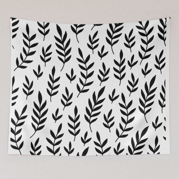 Item preview, Leaf Pattern 01 | Black designed and sold by mareabello.