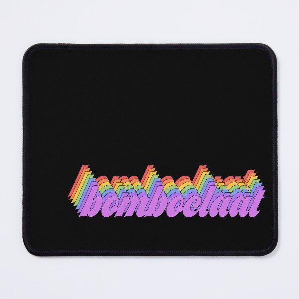 Item preview, Rainbow meme: Bomboclaat (repeated retro letters) designed and sold by Ofeefee.