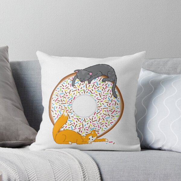 Item preview, Playful cats & Donut designed and sold by istaria.