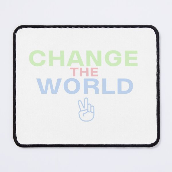 Item preview, CHANGE THE WORLD (PASTEL, PEACE SIGN) designed and sold by annabellely.