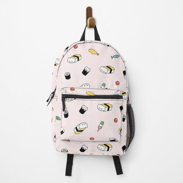 Sushi backpack cute bento bag kawaii food faces Japan Om Nom Nom canvas  medium