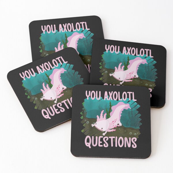 Item preview, Pun You Axolotl Questions Fish With Hands Axolotl designed and sold by nancyholly.