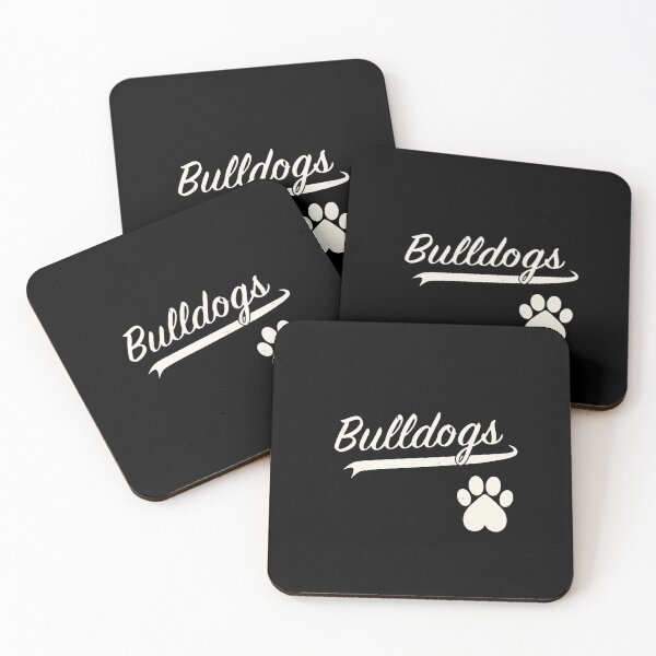 Item preview, Bulldog  Baseball Script designed and sold by 8PawsStudio.